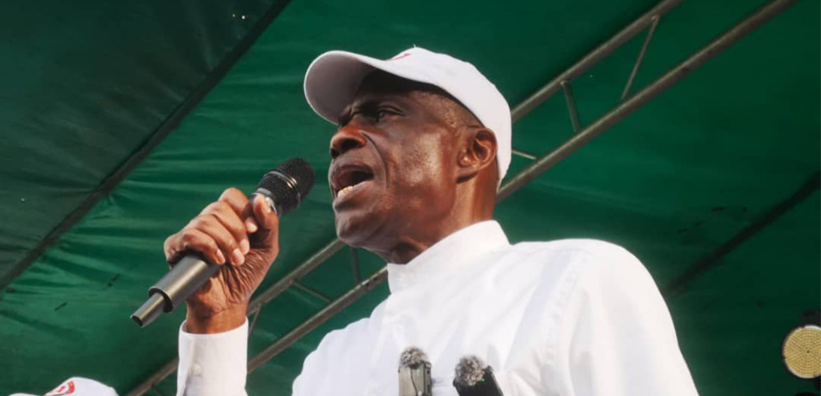 Le candidat Martin Fayulu à Goma