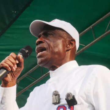 Le candidat Martin Fayulu à Goma