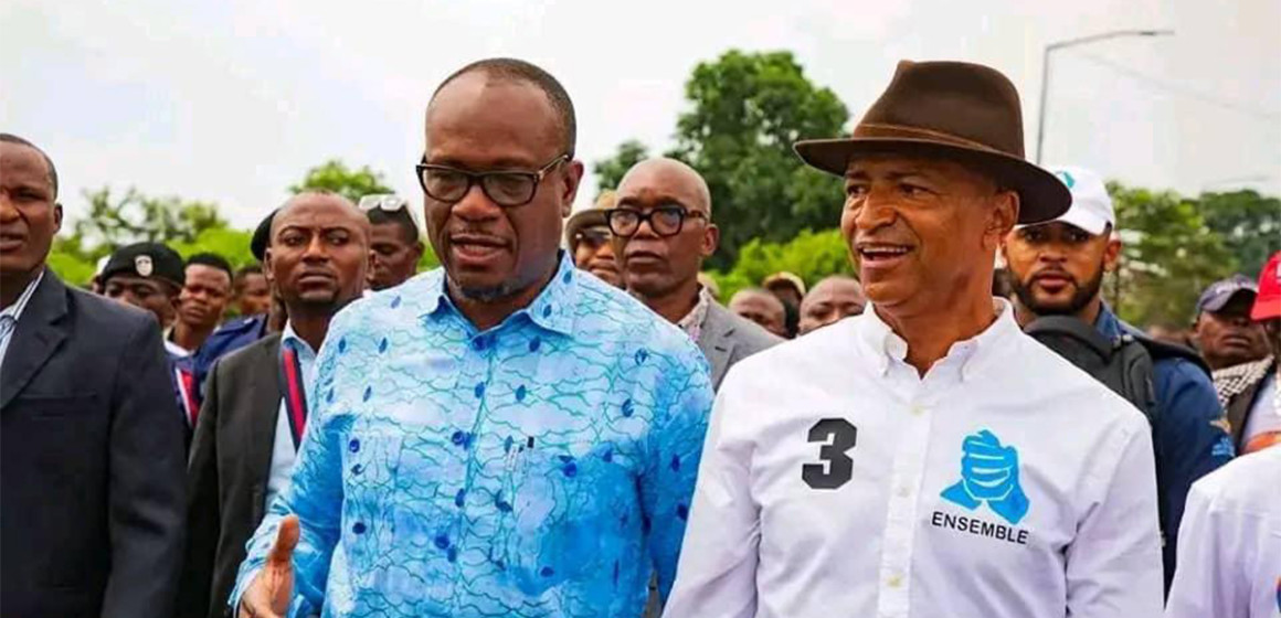 Moise Katumbi et Delly Sesanga