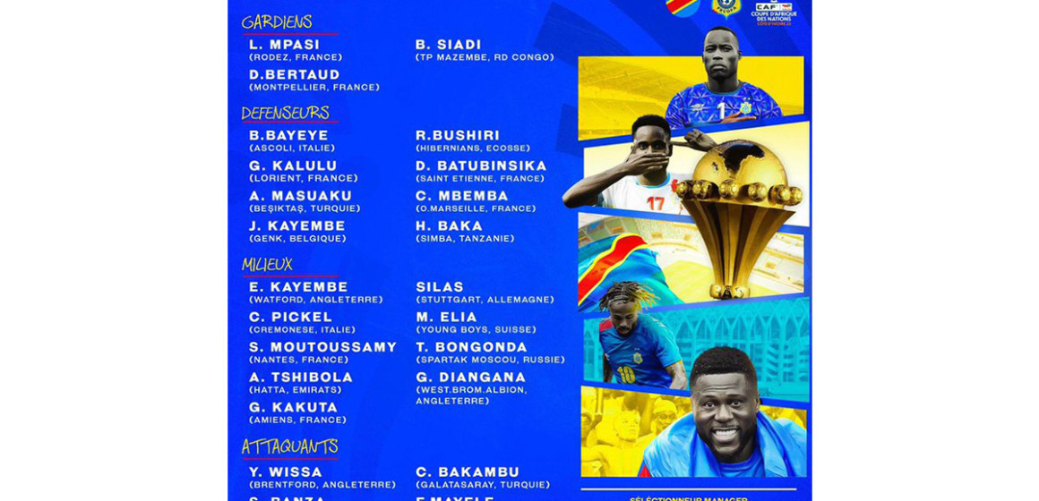 Liste des joueurs des Léopards CAN 2024