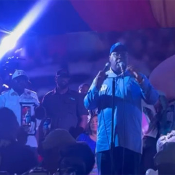 Félix Tshisekedi en campagne à Lubumbashi