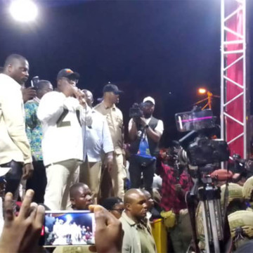 Félix Tshisekedi à Kananga en campagne