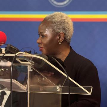 Bintou Keita point de presse retrait troupes Momusco