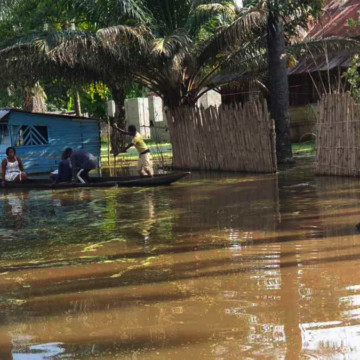 Inondation à Mbandaka, dans la province de l'Equateur
