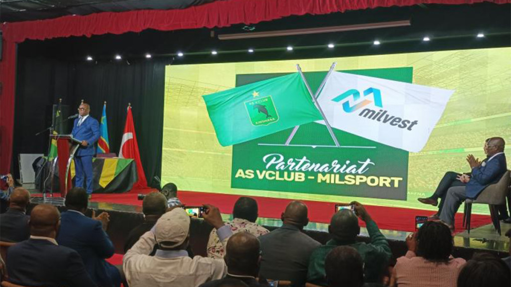 Signature partenariat entre V. Club et Milsport