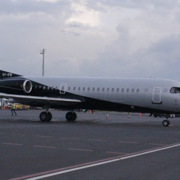ab-airlines Avion de AB Airlines à l'aéroport international de Goma