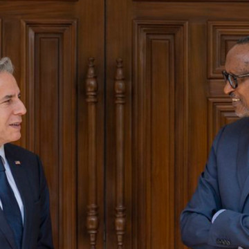 Anthony Bliken et Paul Kagame