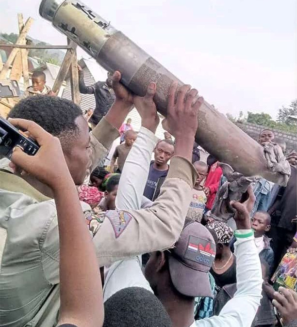Bombe du M23 tombée sur Goma