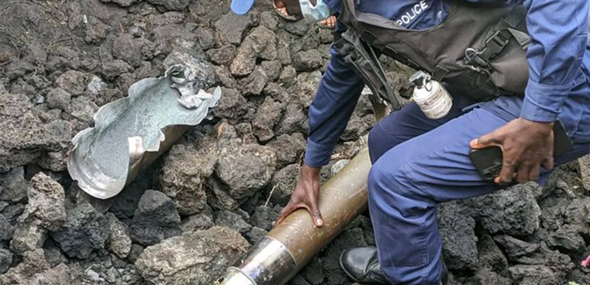 Bombe M23/RDF tombée sur Goma