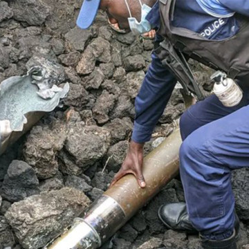 Bombe M23/RDF tombée sur Goma