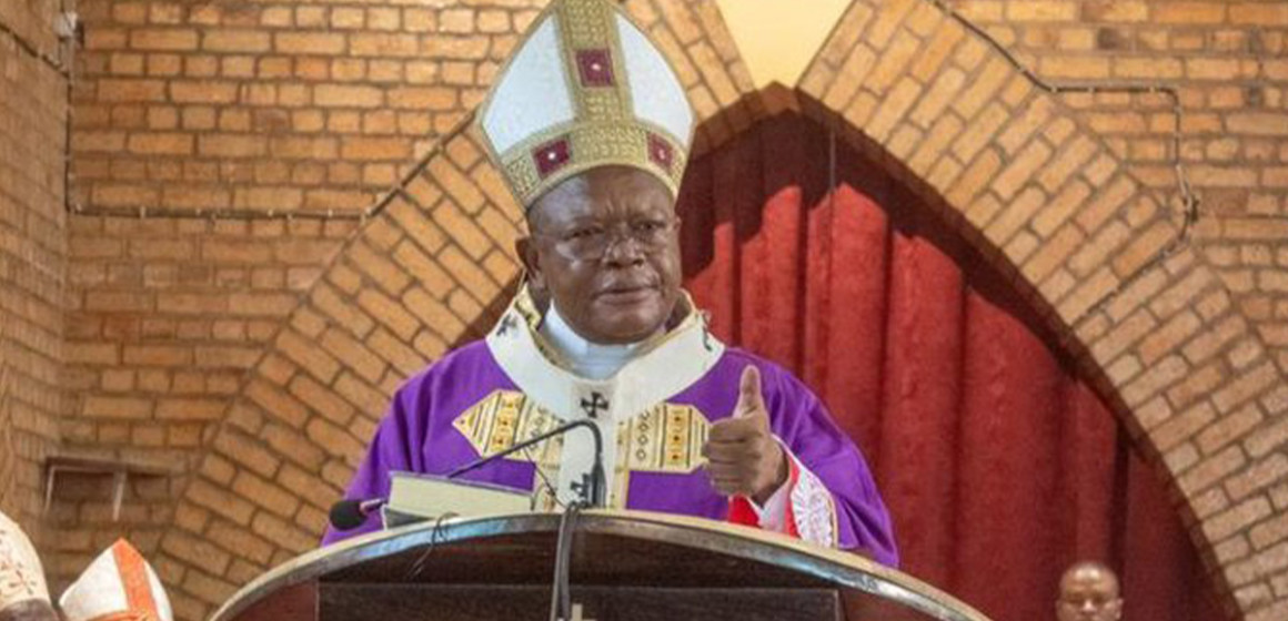Cardinal Fridolin Ambongo, archevêque de Kinshasa