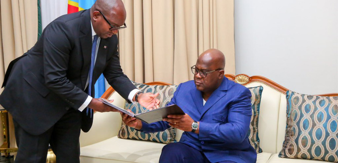 Sama Lukonde remet sa lettre de démission au président Tshisekedi