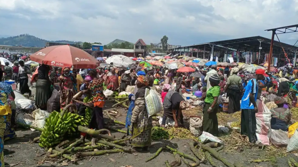 Marché de Kituku à Goma (Nord-Kivu)