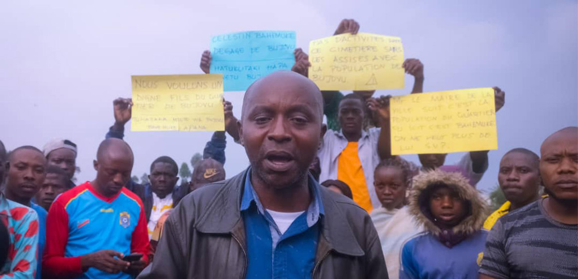 Population de Bujovu opposée à la spoliation du cimetière de Sep Congo