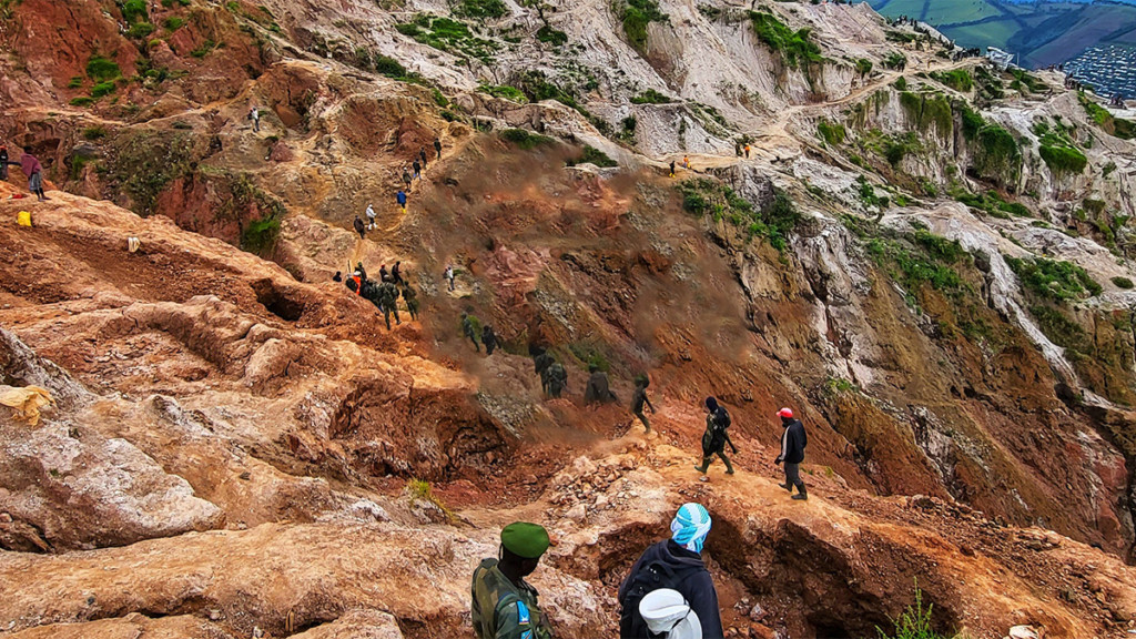 Route de pillage des minerais congolais par le M23/RDF
