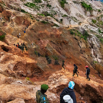 Route de pillage des minerais congolais par le M23/RDF