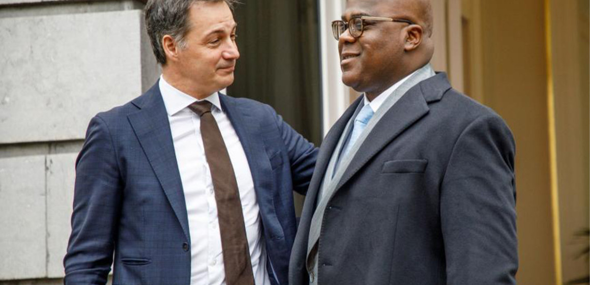 tshisekedi-de-croo Alexander de Croo et Félix Tshisekedi à Bruxelles
