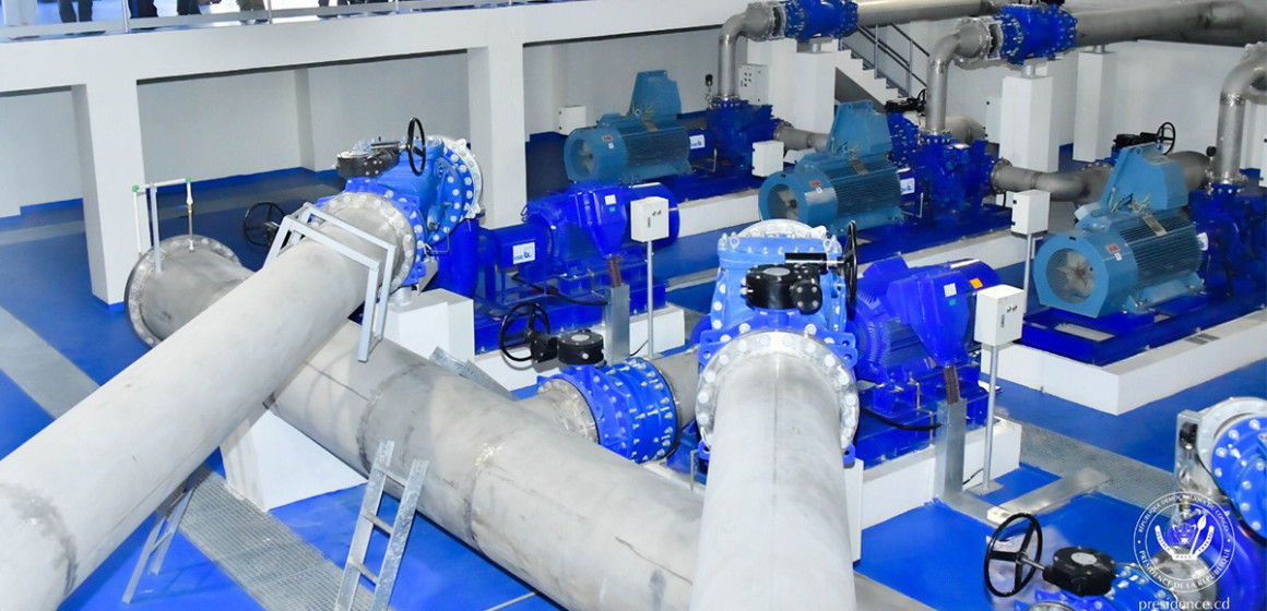 Usine de traitement d'eau Regideso Binza Ozone