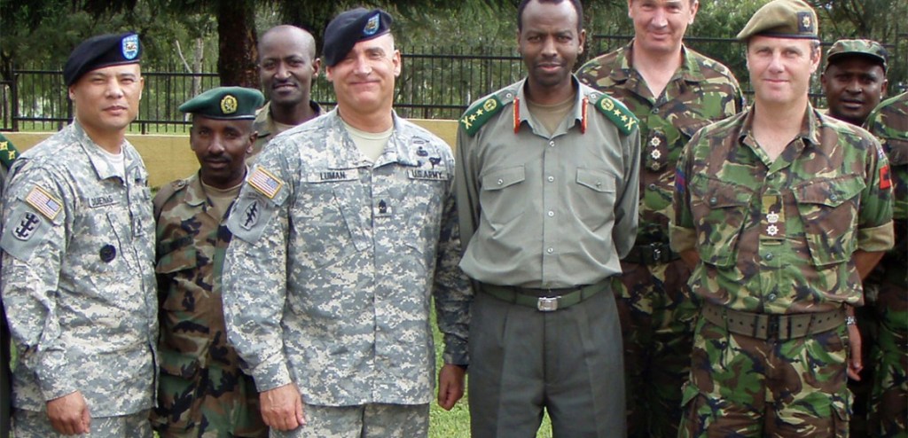 Formateurs américains pour l'armée Rwandaise