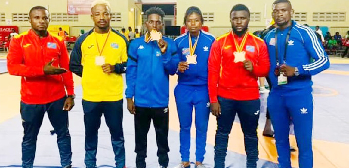 leopards-medailles-jeux-accra Athlètes congolais médaillés à Accra