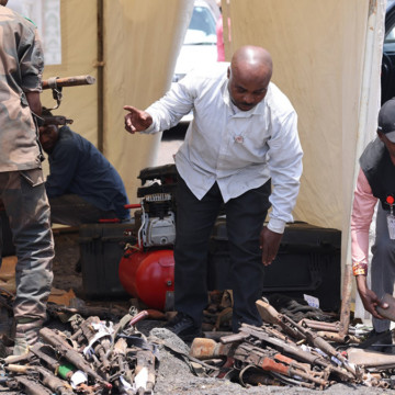 Marquage des armes légères et lourdes à Goma