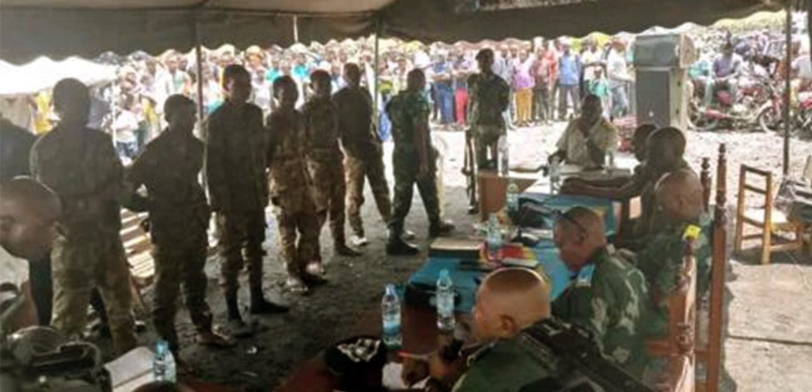 Militaires FARDC jugés pour fuite devant l'ennemi