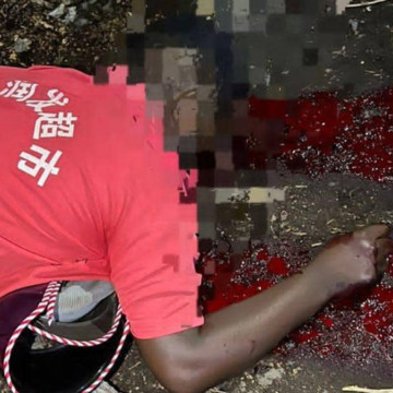 Motard assassiné à Goma (photo Christian Amour Imani/infocongo.net)