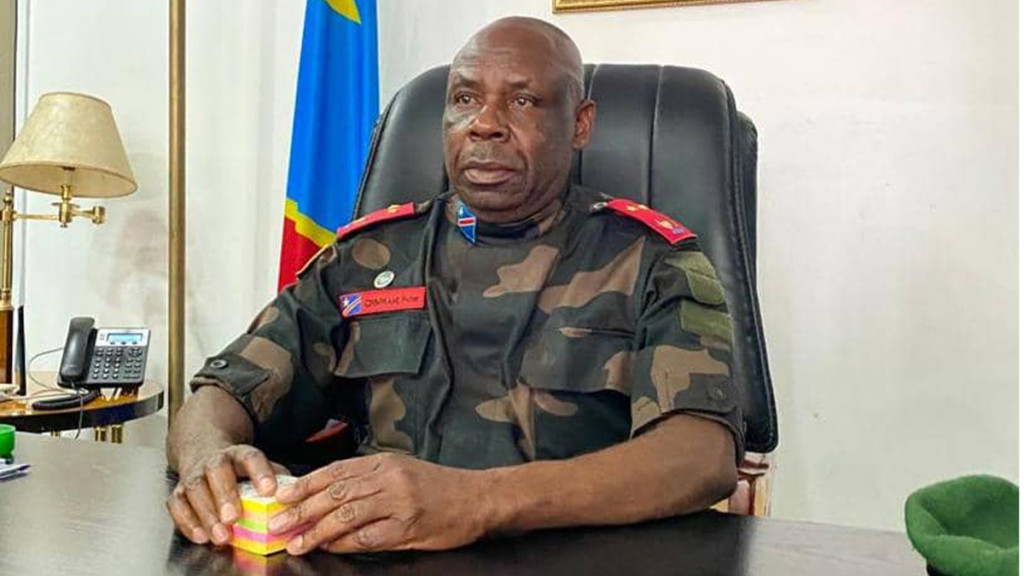 Général-Major Peter Chirimwami, gouverneur du Nord-Kivu (ph infocongo.net)