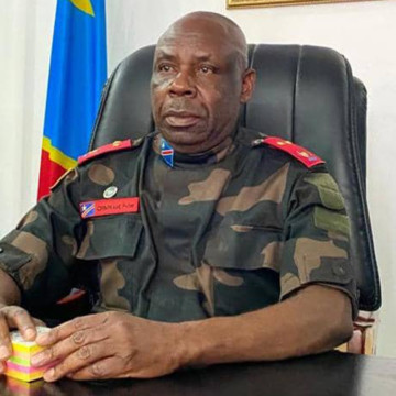 Général-Major Peter Chirimwami, gouverneur du Nord-Kivu (ph infocongo.net)