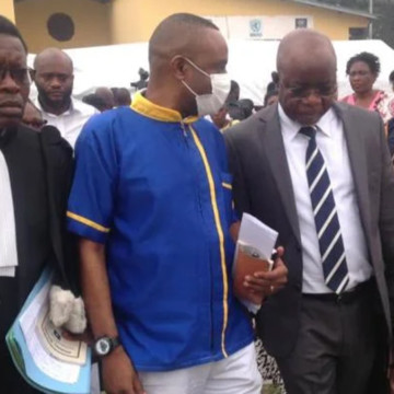 Salomon Kalonda et Me Boris Mboko à Ndolo