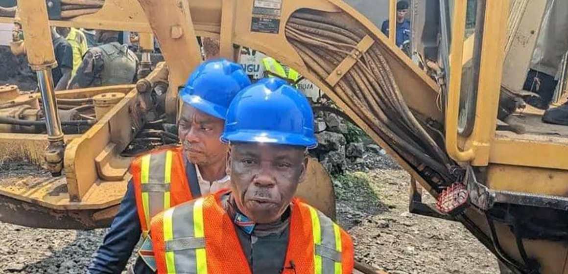 Le gouverneur Peter Chirimwami modernise les routes de Goma