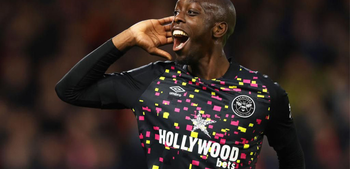 Yoane Wissa, international congolais de Brentford