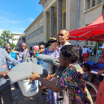 Assistance aux sinistrés des pluies à Kananga par le HCR