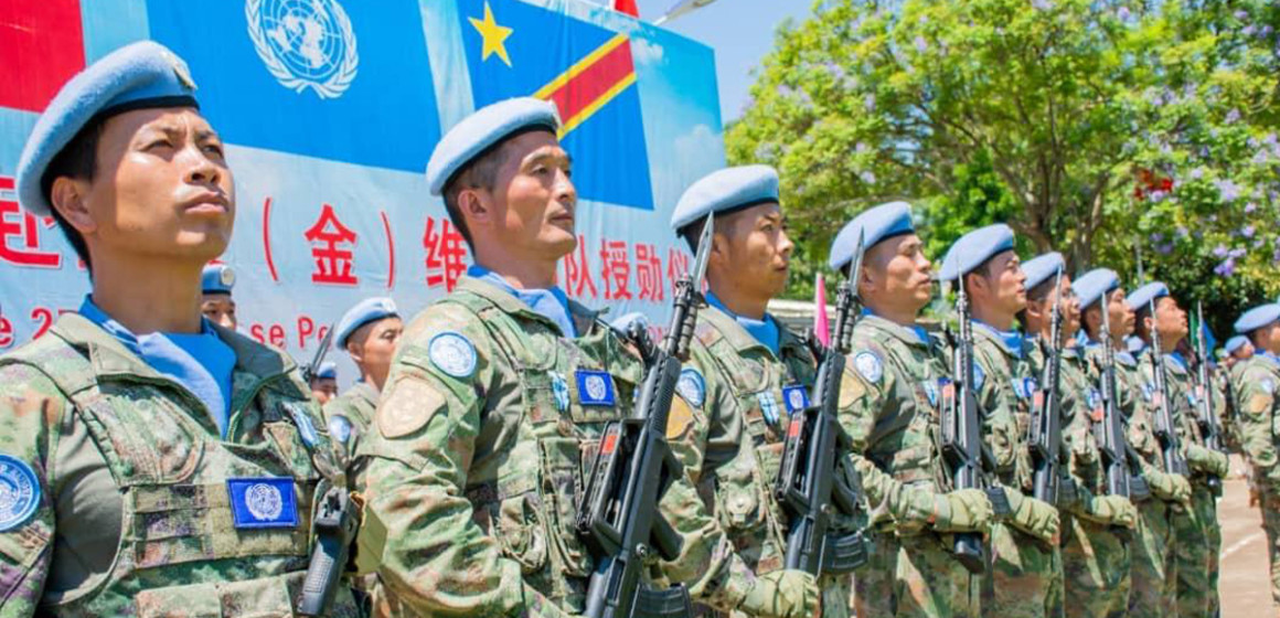 Casques bleus Chinois quittent la RDC