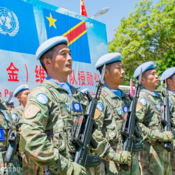 Casques bleus Chinois quittent la RDC