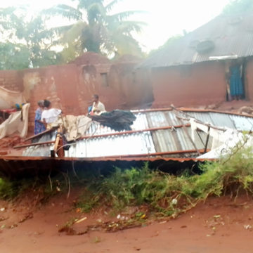 Dégâts de pluie à Tshikapa
