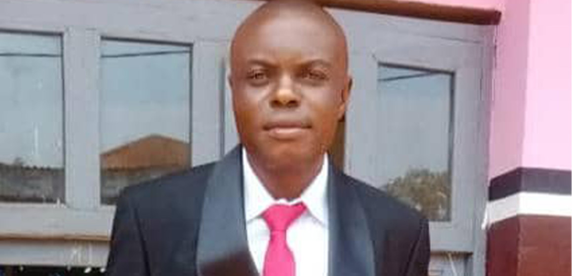 Dieudonné Mulumba représentant des étudiants du Kasai