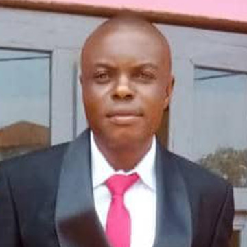 Dieudonné Mulumba représentant des étudiants du Kasai