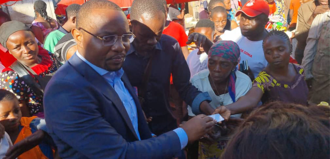 Eric Birindwa remercie ses électeurs à Goma