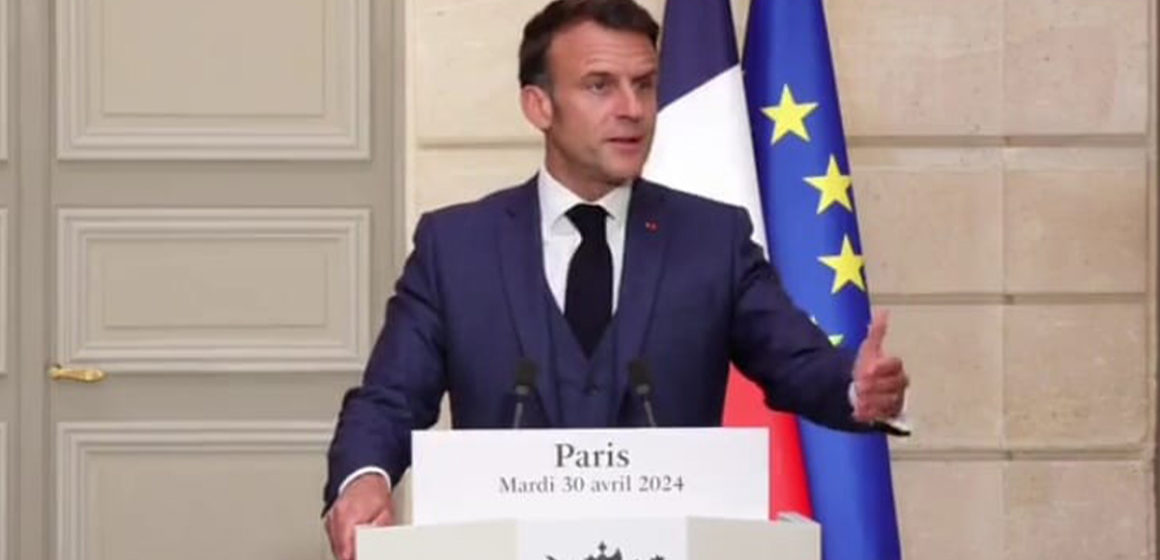 Emmanuel Macron, président de la France