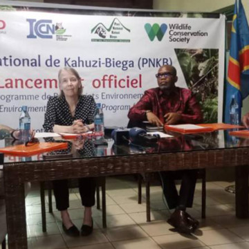 Partenariat entre l'ambassade des USA et l'ICCN pour le parc Kahuzi-Biega