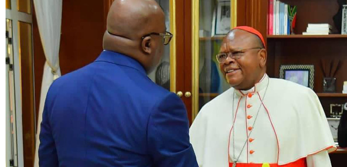 Tshisekedi-ambongo2 Le président Tshisekedi et le cardinal Ambongo