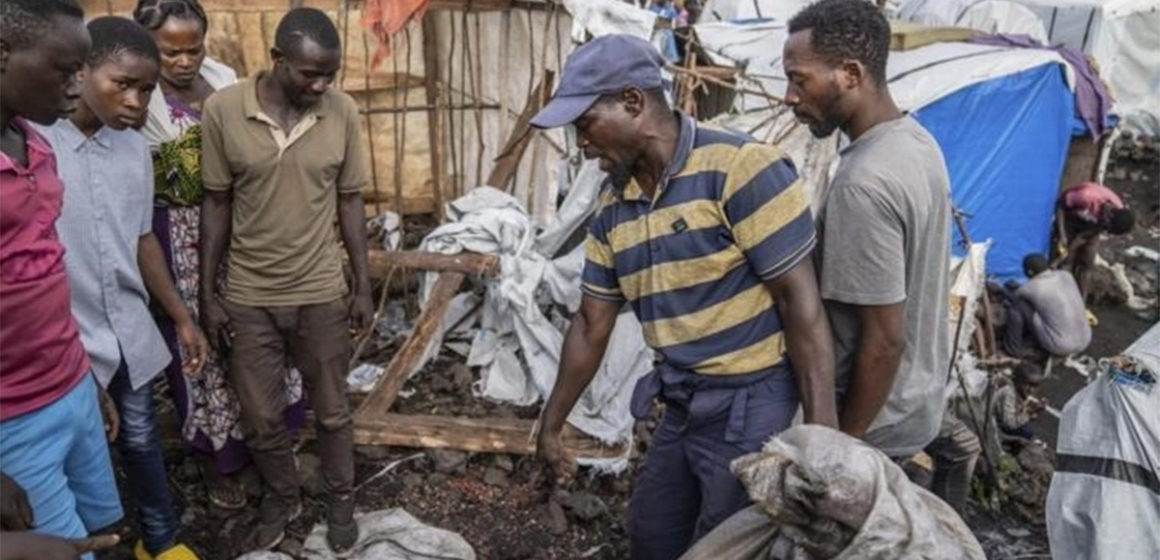 Bombardement du camp de déplacés de Mugunga à Goma