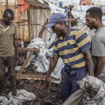 Bombardement du camp de déplacés de Mugunga à Goma
