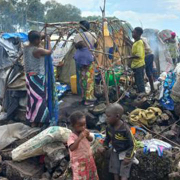 Camp de déplacés de Mugunga à Goma