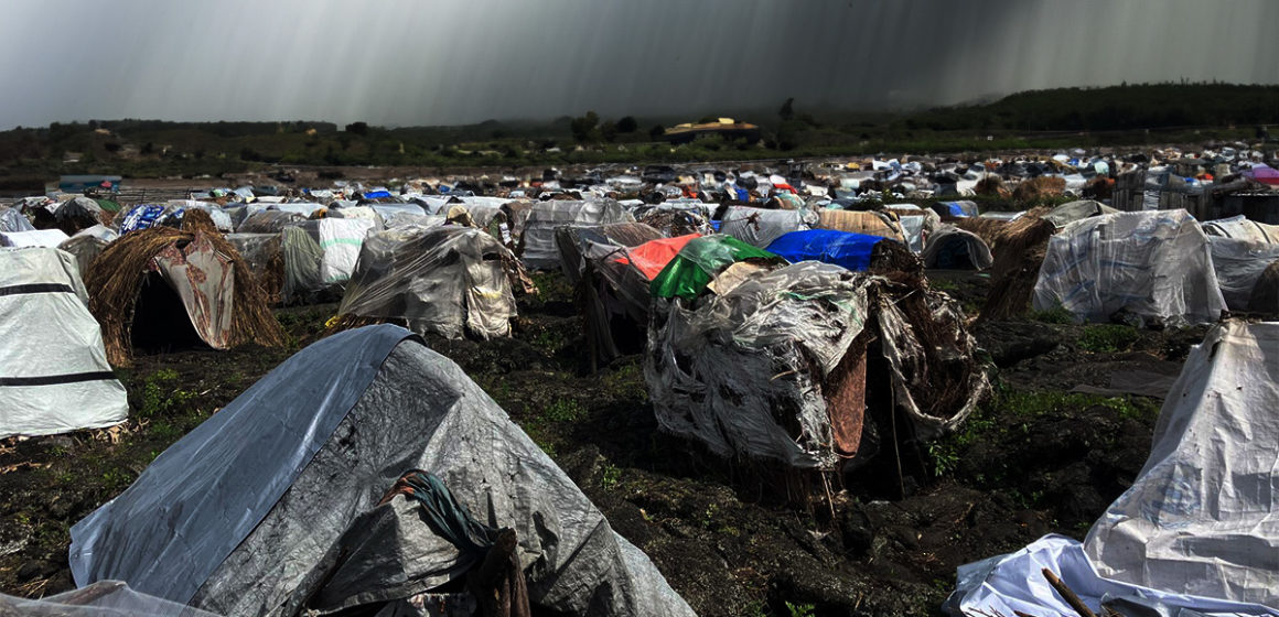Camp de déplacés de Mugunga à Goma