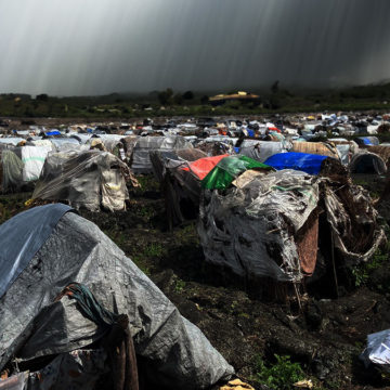 Camp de déplacés de Mugunga à Goma