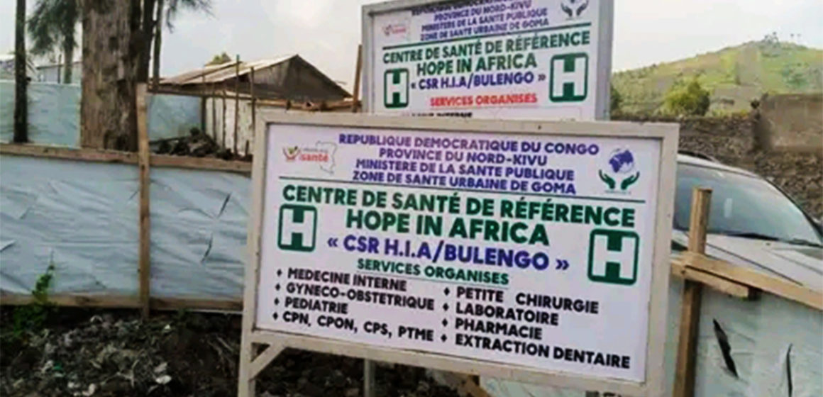 Centre de santé Hope in Africa à Bulengo