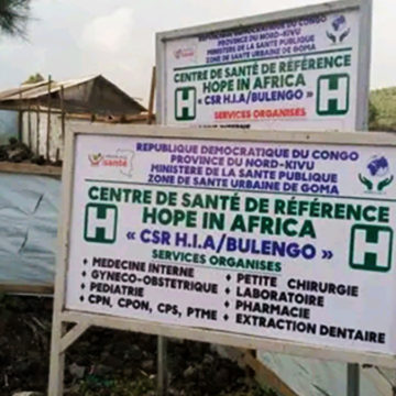 Centre de santé Hope in Africa à Bulengo