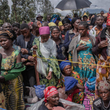 femmes-dans-un-camp-de-deplaces Femmes dans un camp de déplacés au Nord-Kivu